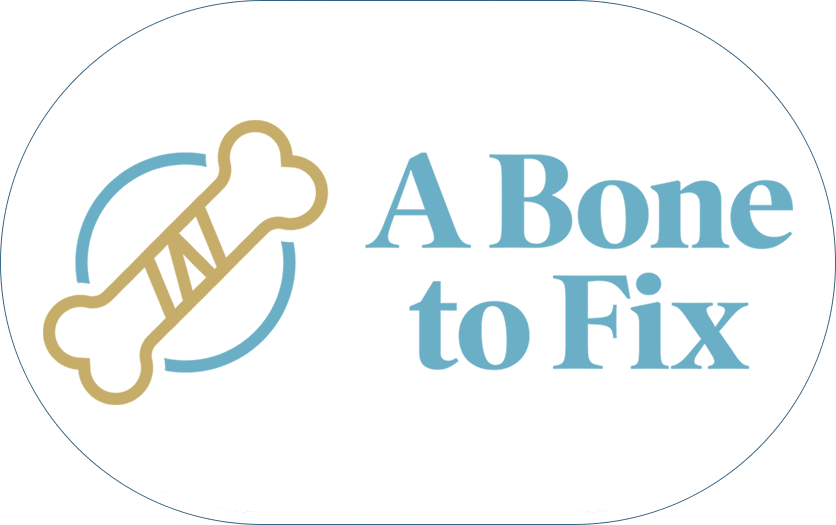 A Bone to Fix orthopedic podcast logo.