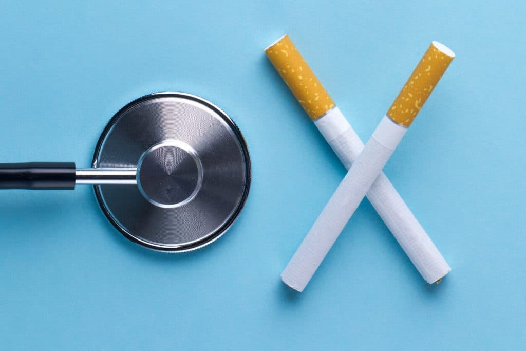 Smoking is a harmful and unhealthy habit, especially after orthopedic surgery recovery.